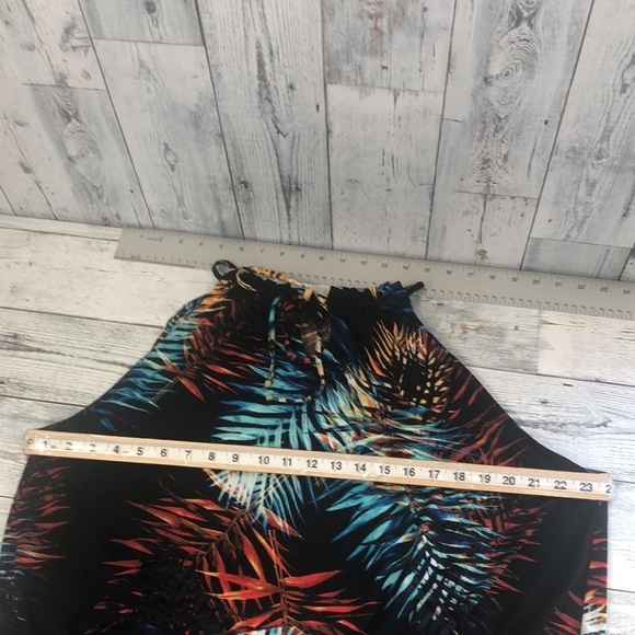 Worthington Tropical Print Sleeveless Top Extra Large - Picture 10 of 11